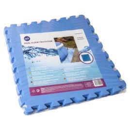 Caixa 60 Protector Piscina Piso Protector 4.5 Milímetros 9 Unidades 50 x 50 cm Blue