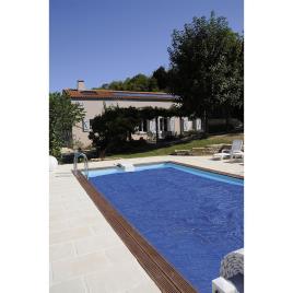 Capa De Verão Para Piscina Rectangular 560 x 280 cm Blue