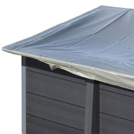 Gre Capa De Inverno Para Piscina Rectangular 656 x 376 cm Grey