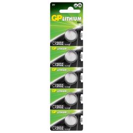 Uniross Bateria De Botão U5 Cr2032 5 Unidades One Size Black / Grey / Green