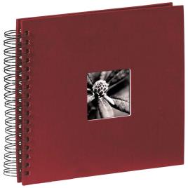 Fine Art Spiral 28x24 Cm 50 Black Pages One Size Red