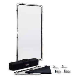 Kit Tudo Em Um Pequeno Refletor Pro Scrim 1,1x1,2 M One Size Black / White