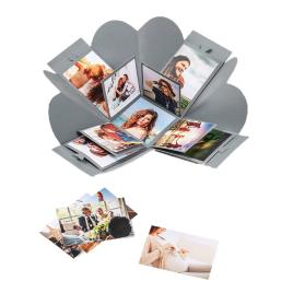 Walther Fb280d Photo Gift Box Surprise 8.5x8.5x13.5 Cm One Size Grey