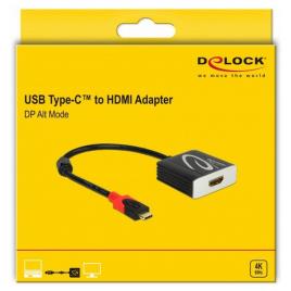 Delock Usb C Para Adaptador Hdmi M/f 4k 60hz One Size Black / Gold