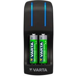 Carregador De Bolso Com 4x 2100mah Mignon Aa One Size Black