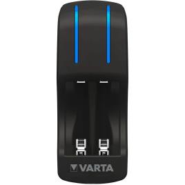 Varta Carregador De Bolso Com 4x 2100mah Mignon Aa One Size Black
