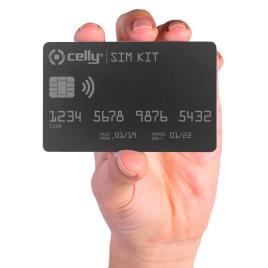 Celly Sim Kit Adapter One Size Clear