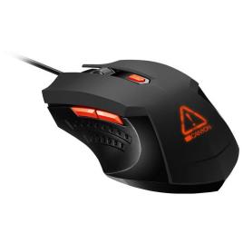 Rato Óptico Gaming Star Raider One Size Black