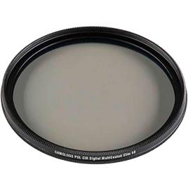 Polarized Circular 58 Mm Digital Filter Multi Coated Slim One Size Black