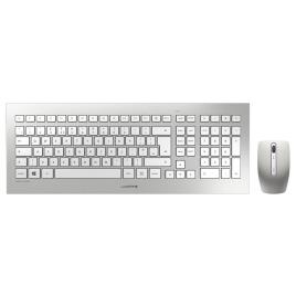 Cherry Mouse E Teclado Sem Fio Dw 8000 French AZERTY Silver / White