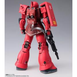 Tamashi Nations Gundam Fix Figuration Metal Composite Ms-05s Char Aznables Zaku I 18 Cm Figura One Size Red