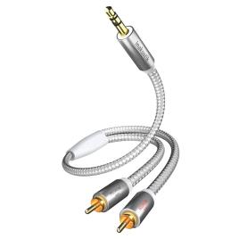 Premium Audio Cable 3.5 Mm Jack 5 M One Size Silver