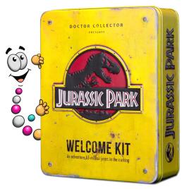 Doctor Collector Réplica De Caixa De Metal Jurassic Park Welcome Kit Standard One Size Yellow