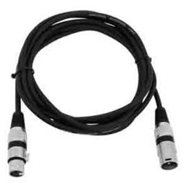 Cabo Xlr 1.5 M One Size Black / Silver