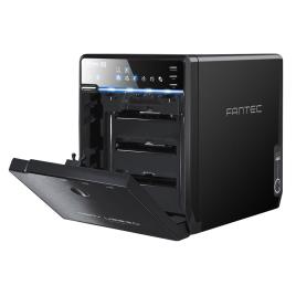 Fantec Gabinete De Disco Rígido Externo Qb-35us3-6g 4x3.5 Sata Hdd Usb 3.0 Esata One Size Black