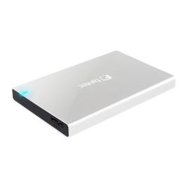 Gabinete De Disco Rígido Externo De Alumínio Alu-25b31 2.5 Usb 3.1 One Size Silver