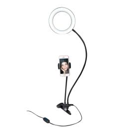 Luz Do Anel Led Selfie Ringlight Slr-16 Bi-color One Size Black