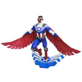 Maravilha Estátua De Oa Wilson Diorama Captain America Sam 25 Cm One Size Blue / Red / White