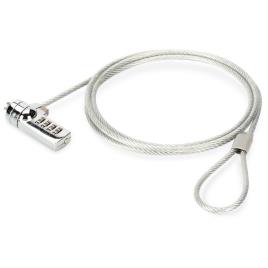 Ednet Notebook Lock With Number Combination One Size Silver
