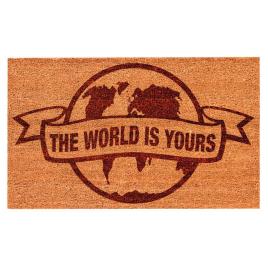 Capacho Scarface The World Is Yours One Size Brown / Red