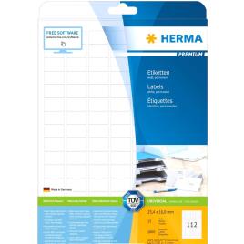 Labels 25.4x16.9 Mm 25 Sheets Din A4 2800 Units One Size White