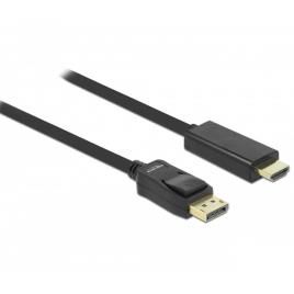 Hdmi Para Cabo Displayport 2 M One Size Black