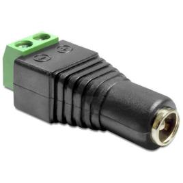 Adaptador Dc 5.5x2.5 Mm One Size Black