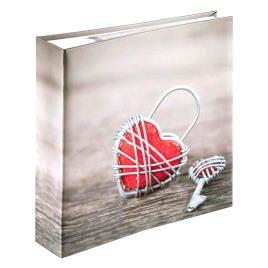 Memo Rustico 22.5x22.5 200 Photos 10x15 Cm Metalheart One Size Grey / Red