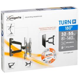 Base 45 M Turn Tv Wall Mount 400x400 Mm Max 30 kg Black