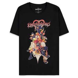 Difuzed Camiseta De Manga Curta Kingdom Hearts Kingdom Family S Black