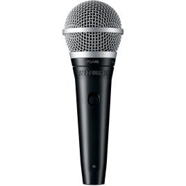 Shure Microfone Pga48-xlr-e One Size Black