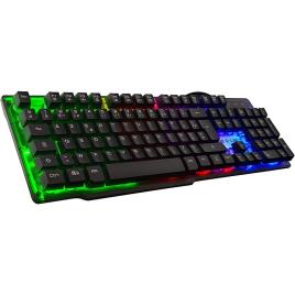 Teclado Gaming Keyz Neon Spanish QWERTY Black