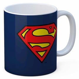 Superman Logo Mug Dc Comics One Size Blue