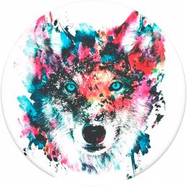 Wolf Pattern One Size Multicolor