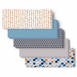 Papel Adesivo Moroccan 12x30 Cm One Size Multicolor