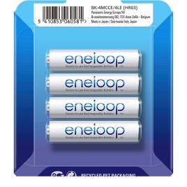 Eneloop Baterias 4 Micro Aaa 750mah One Size Silver