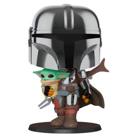 Figura Star Wars Mandalorian Mandalorian With Yoda Child 25 Cm One Size Multicolor