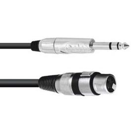 Cabo Adaptador Xlr Para Jack 6.3 Mm 2 M One Size Black