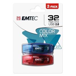 Pen Drive Pack 2 Usb 2.0 32gb One Size Multicolor