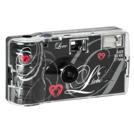 Câmera Descartável Flash 400 27 Love One Size Black