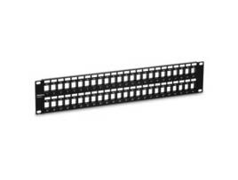 24 Port Keystone Patch Panel One Size Black / Silver