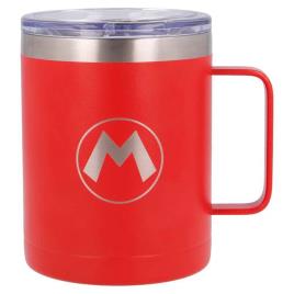 Caneca Térmica De Aço Inoxidável Super Mario Bros 380ml One Size Red / White