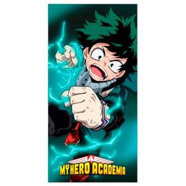 Toalha De Algodão My Hero Academia 140 X 70 Cm One Size Green