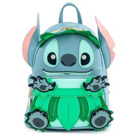 Loungefly Mochila Hula Stitch 26 Cm One Size Blue / Green