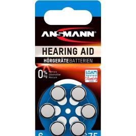 Baterias 1x6 Zinc-air 675 Pr44 One Size Silver
