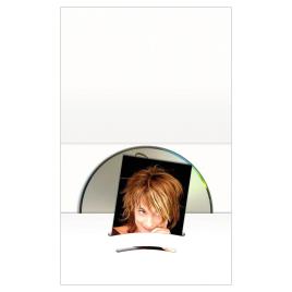 100 Folder With Cd Archieve 6x9 Cm White One Size White