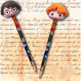 Lápis E Borracha Harry Potter 3d 2 Unidades One Size Multicolor
