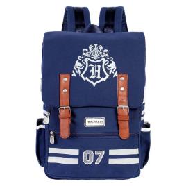 Bacgpack Harry Potter Oxford Academy Hogwarts One Size Blue / White