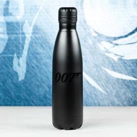 Pyramid Garrafa De Metal 007 James Bond 550 Ml One Size Black