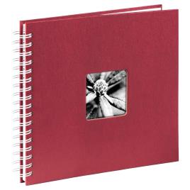 Fine Art Spiral 28x24 Cm 50 White Pages One Size Red